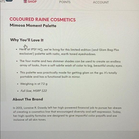 3/$12 Colored Raine Cosmetics Mimosa Moments Palette NWT - Picture 7 of 7